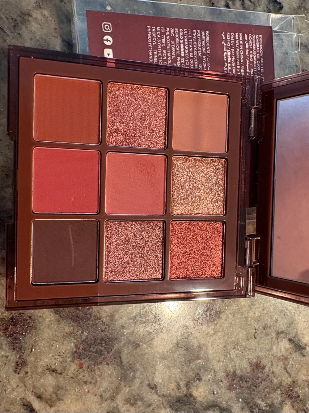 HUDA BEAUTY Rich Nude Obsessions Palette - Deep Brown